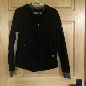 Women’s Black Mondetta full zip hooded jacket. Non insulated. Size L. Like new.